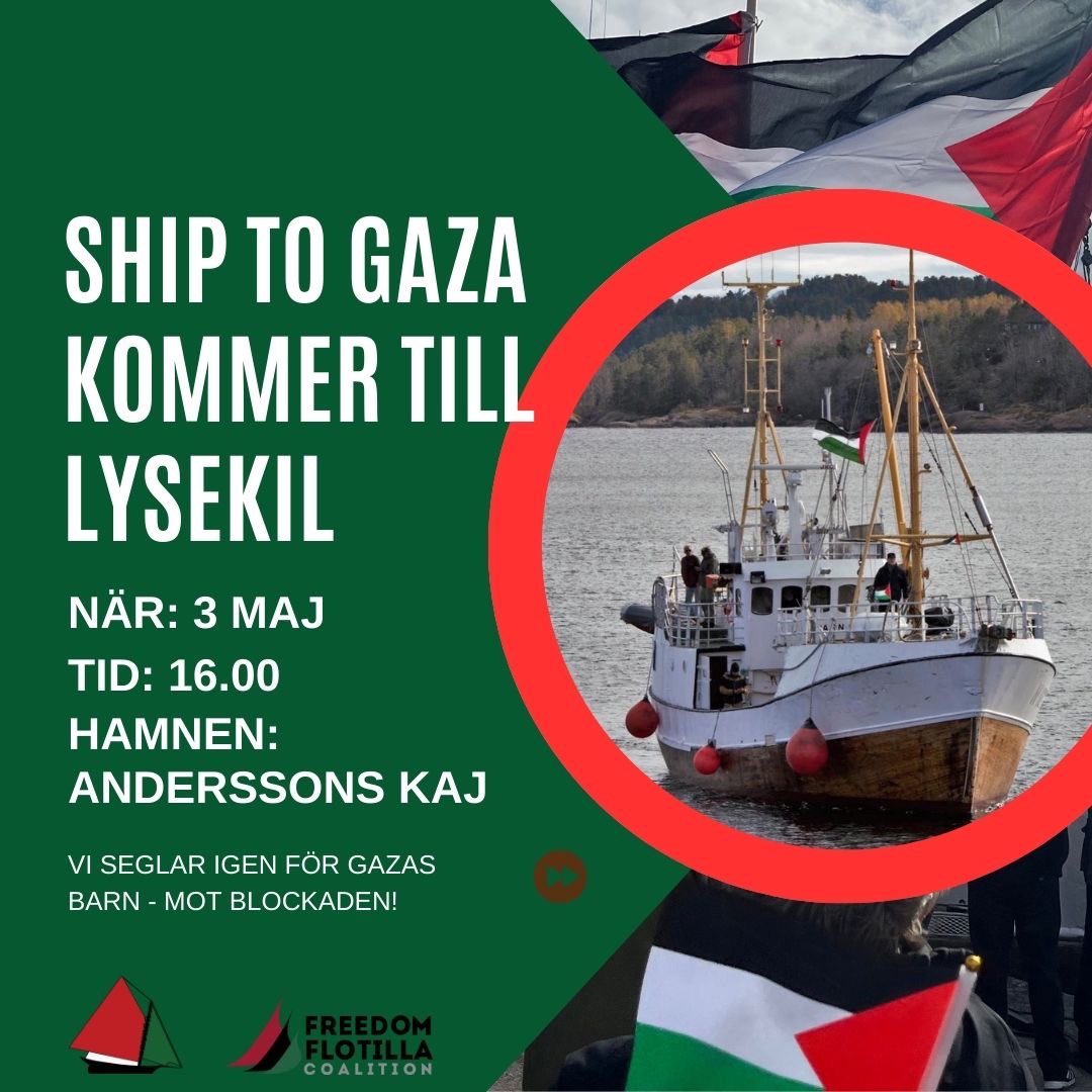 Ship To Gaza Sweden (@shiptogazaswe) on Twitter photo 2024-04-30 21:22:27