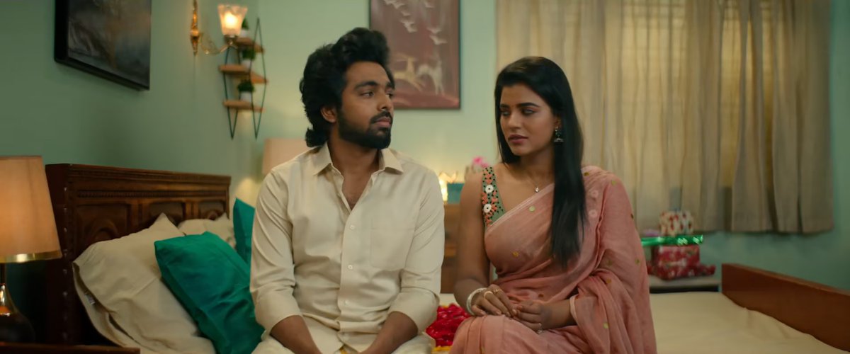 Watched #DeAr #43 @gvprakash Was Soo Good ❤️ @kaaliactor Um Sema 🥰 Film Started Soo Well But Poga Poga It Become Dull. For The Efforts GVP Is Putting In Directors Need To Give Best IMO But Still You Can Try It, Not A Bad One It Will Entertain You At Many Parts !! 👏🏻❤️