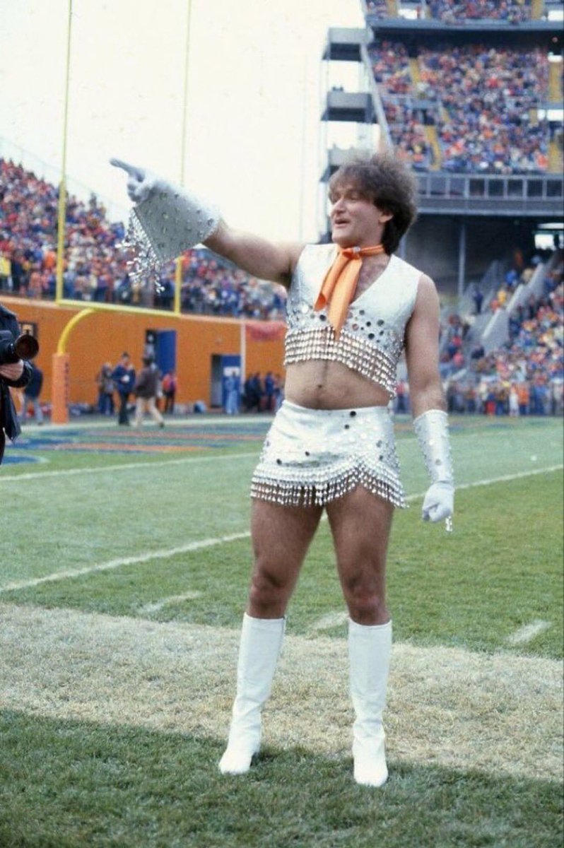 The greatest Denver Broncos cheerleader? In my humble opinion, Robin Williams.