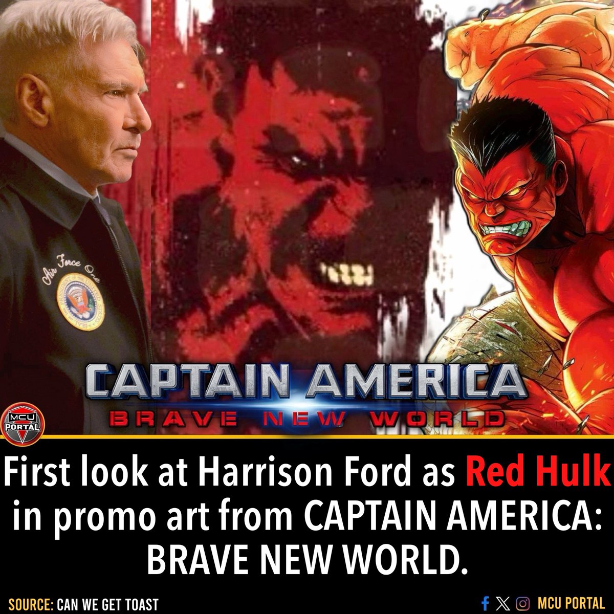 ‼️BREAKING‼️ First look at Red Hulk in CAPTAIN AMERICA: BRAVE NEW WORLD!

#redhulk #harrisonford #captainamericabravenewworld