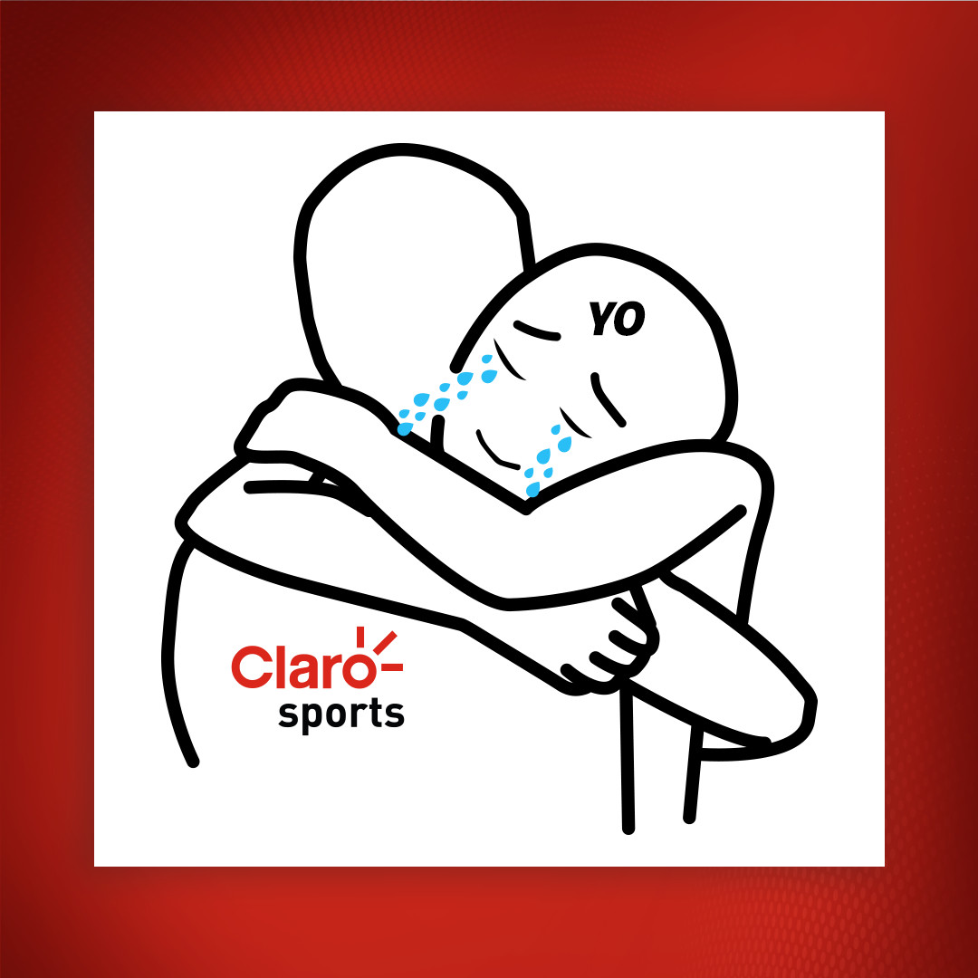 ¡Lloramos de la emoción! Con Claro sports, Podrás apoyar a tus deportistas favoritos.