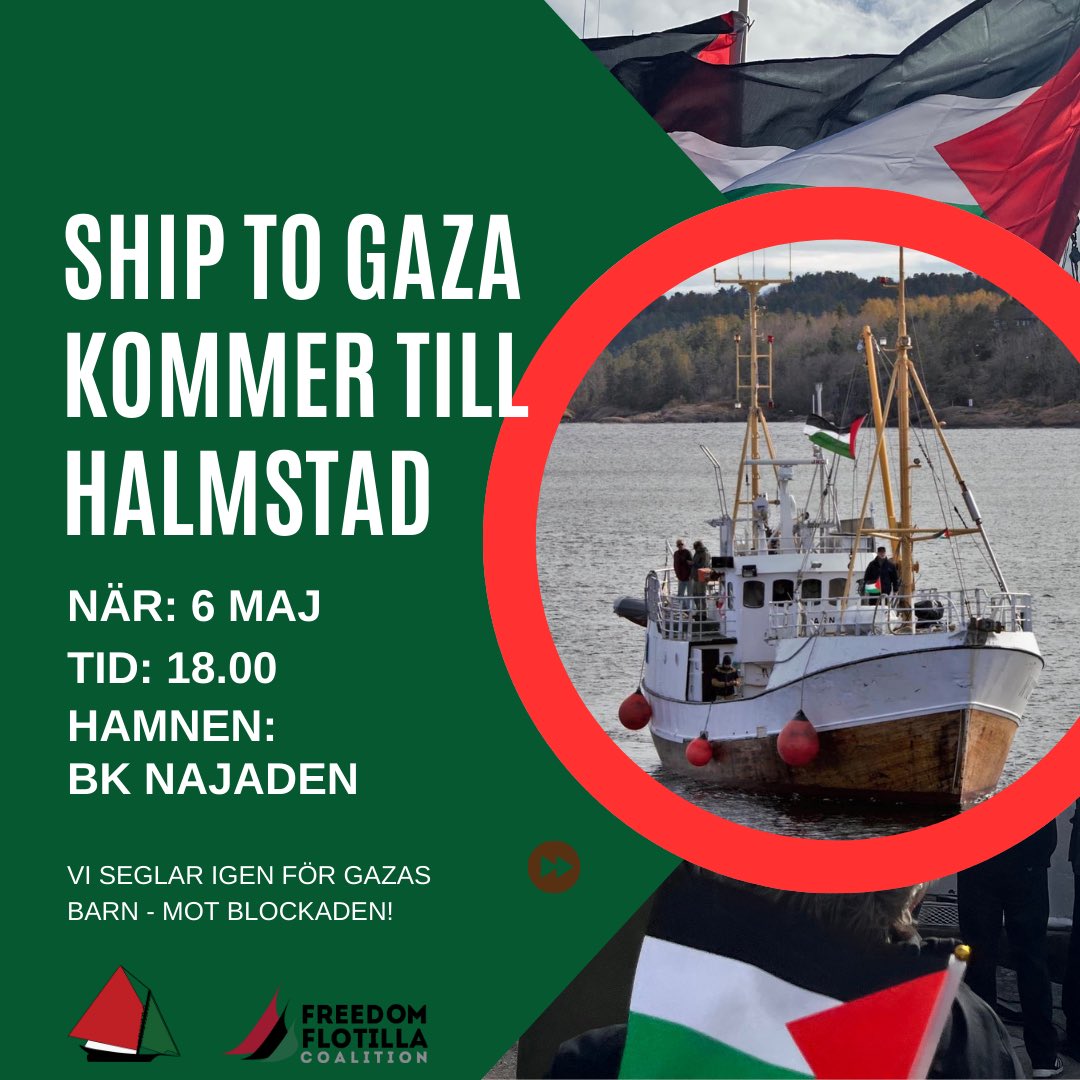 Ship To Gaza Sweden (@shiptogazaswe) on Twitter photo 2024-04-30 21:24:44
