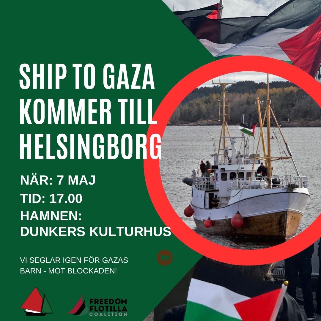 Ship To Gaza Sweden (@shiptogazaswe) on Twitter photo 2024-04-30 21:25:25