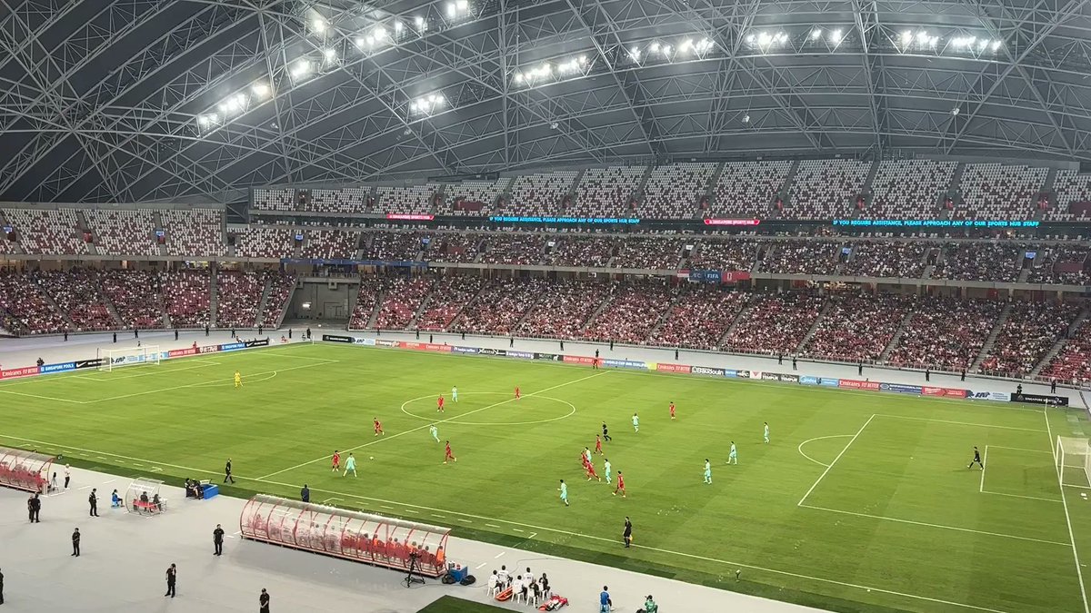 🏟️ FAS anuncia que se abrirá la capacidad total del Estadio Nacional en Kallang para el Singapur🇸🇬 vs Corea del Sur🇰🇷 del 06/06 por las #WCQ2026 

👥 Se esperan 50000 espectadores aprox.
🎟️ 02/05: empieza la venta de entradas. Los fanáticos coreanos dispondrán de 5000 localidades