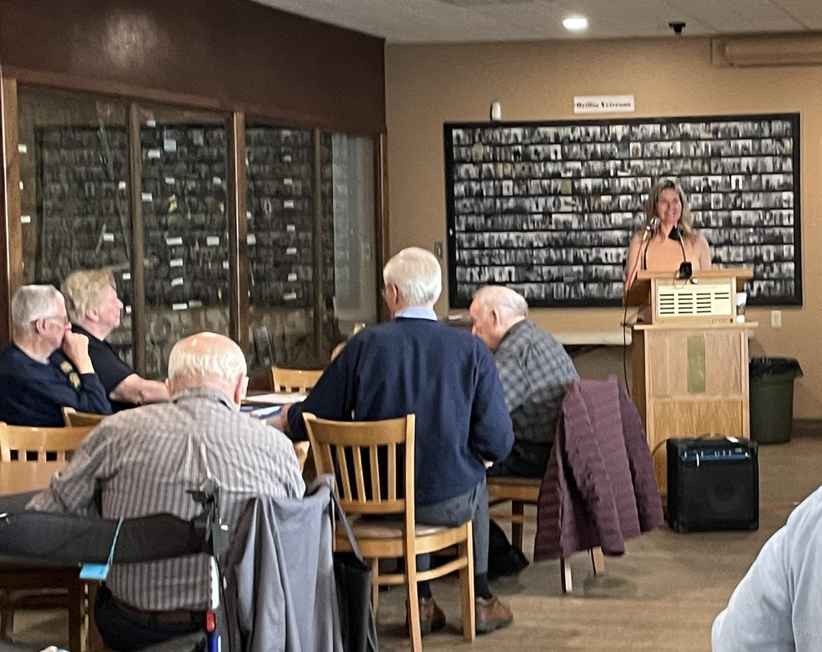 Thank you for the opportunity to attend & answer questions at the Champlain Seniors Service Club meeting this morning as the guest speaker. It was a privilege to share my experiences & journey in my role as MPP for Simcoe North & Minister.