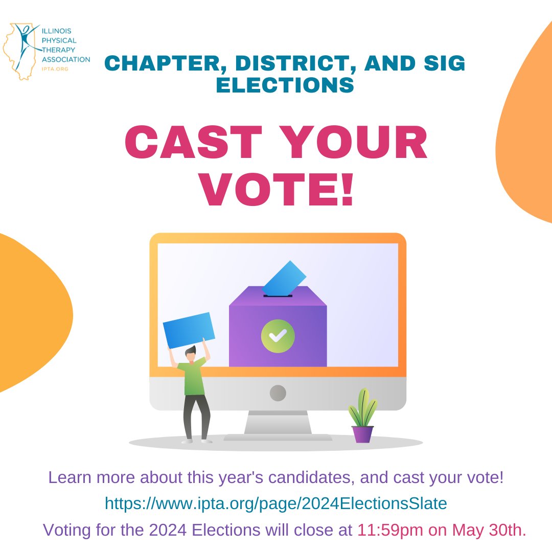 IPTA ELECTIONS: CAST YOUR VOTE! Your vote matters. 

Voting is the most powerful way for you to have a voice in who serves in leadership.

Prior to voting, learn more about those running for leadership positions. Then follow the online voting instructions.
ipta.org/page/2024Elect…