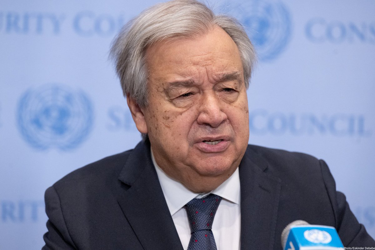 'This is the moment to reaffirm our hope for, and contributions to, a two-state solution -- the only sustainable path to peace & security for Israelis, Palestinians & the wider region.'

-- @antonioguterres 

un.org/sg/en/content/…