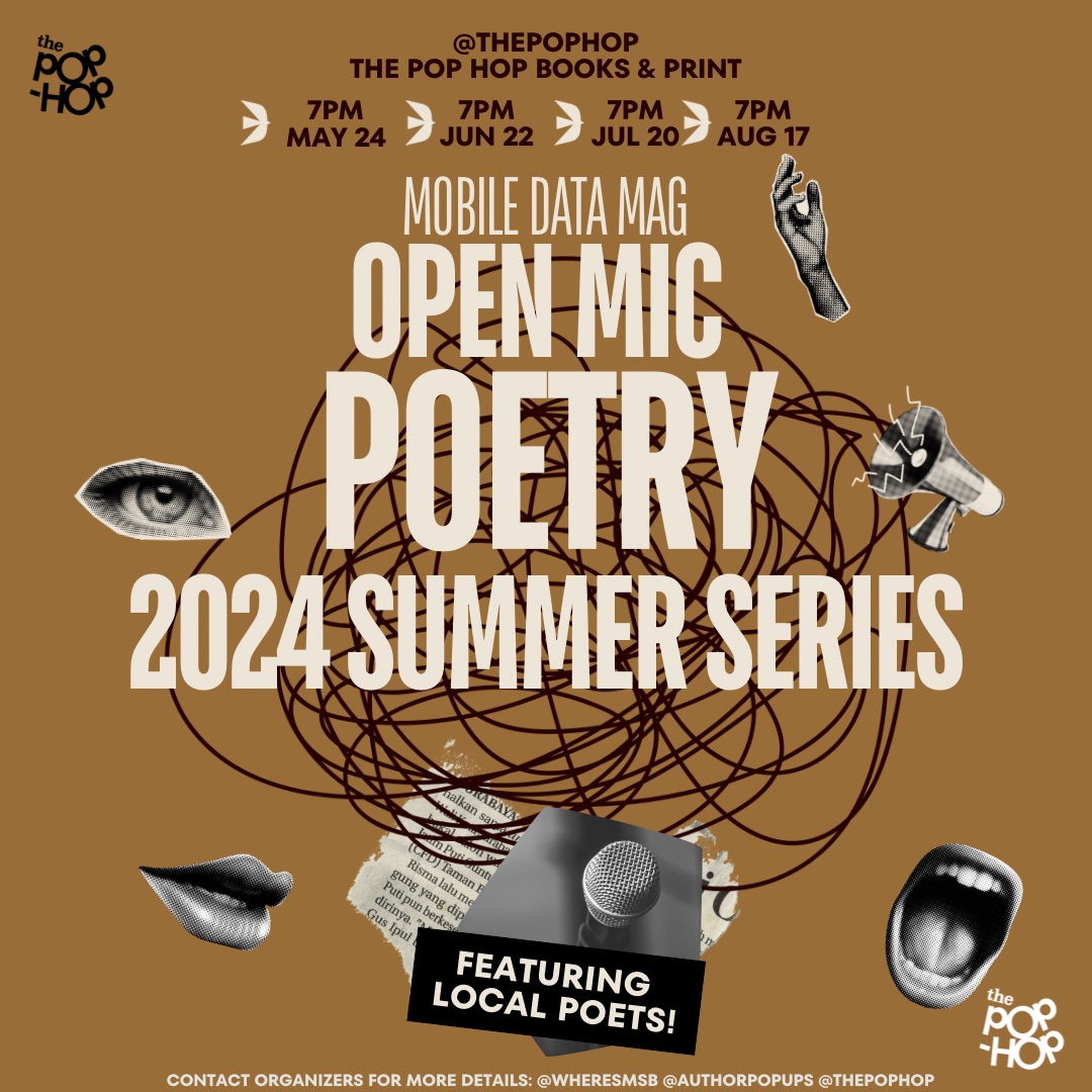 @WheresMsB  is collaborating with Cinnamoroll and I, & The Pop-Hop, to have a Summer open-mic series! Along with those who jump on the mic, we will have featured poets and prose writers. Most features are from the mag. Come on out, whether to get on the mic or simply watch!