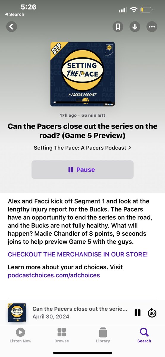 The best pregame podcast around! Thank you @PacersPodSTP!

podcasts.apple.com/us/podcast/set…