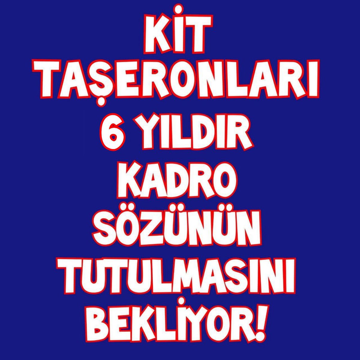 @yasarkirkpinarr @RTErdogan Biz helal kazanıyoruz ama helal paramızı bize vermiyorsunuz iki elimiz yakanızda kadromuzu verin artık