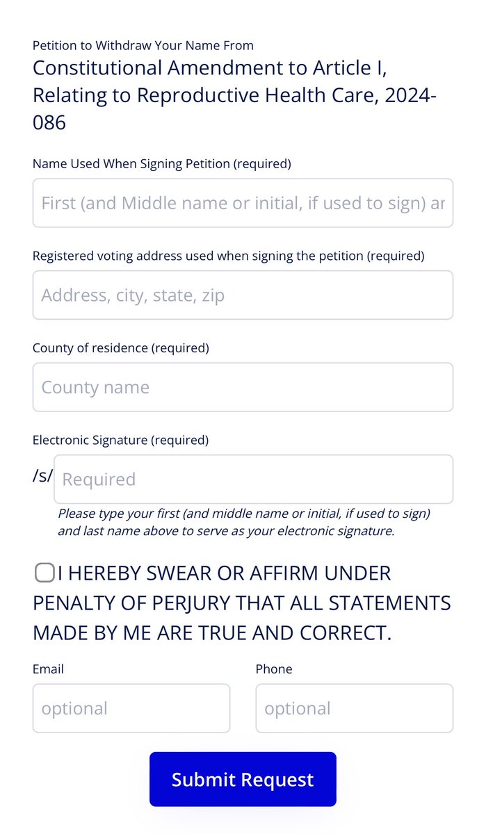 YOU accused petition circulators of trying to steal people’s identity yet here you are asking people to enter the exact same information that was on the petition. How do we know you aren’t trying to steal identities? How do we know we can trust the security of this website?