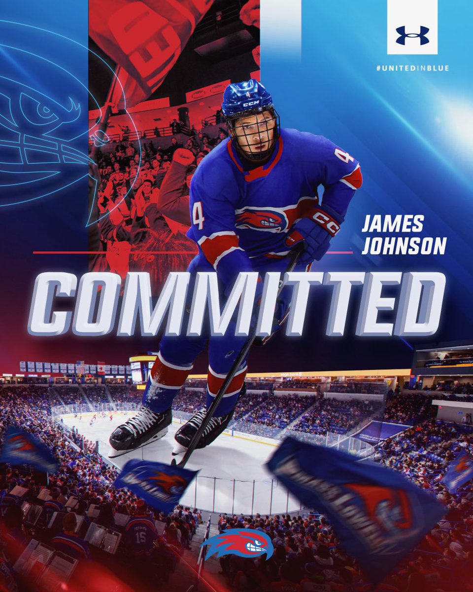 I’m excited and honoured to announce my commitment to play NCAA Division 1 hockey at UMass Lowell. I’d like to thank my family, friends, teammates, coaches, billets and advisor for all the continued help and support. #goriverhawks