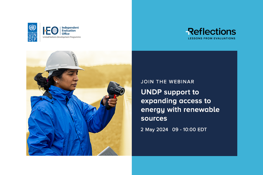 UNDP_Evaluation's tweet photo. Join our webinar to explore 9 key lessons on clean energy from over 50 evaluations and studies by UNDP. Gain insights and best practices from our speakers firsthand.

Register now!
2 May 2024  9am-10am EDT
Sign up: https://t.co/TTc1NgfX71
Read the paper: https://t.co/5Q8guZErrY https://t.co/YlUal0XRrE