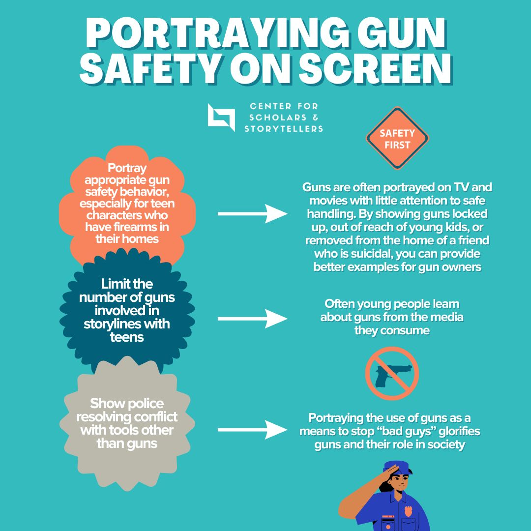 HollywdHealth's tweet photo. It's #TipsheetTuesday! Check out @scholarsnstory #tipsheet on teen #mentalhealth and #gunviolence, and how #storytellers can better depict these issues on screen: https://t.co/8IfThKZjg4
Be sure to check out our #GunGuide for media as well! https://t.co/ulqaO2HlDj https://t.co/NSeJrBvlfa