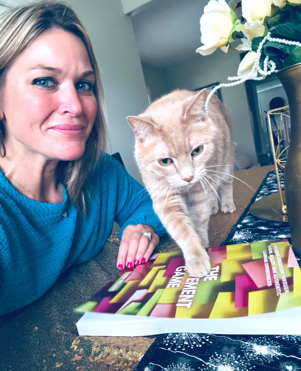 When you’re trying to get a selfie with your cat Walter and your NEW BOOK! Don’t worry Walter … you’re not a selfie guy …The good news is … the Kindle version just dropped!!! 🔥 Check it out! The Improvement Game a.co/d/1tE7GpY