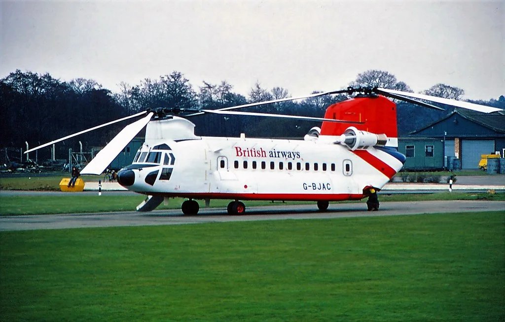 British Airways chinooks used to shuttle you between Gatwick and Heathrow if you needed a transfer

We used to be a country. A proper country