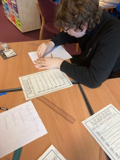 FORR_ESB's tweet image. Look at how engaged we were! We really thought about what each letter should say. @forresterhs #independentwriters #respect #educate