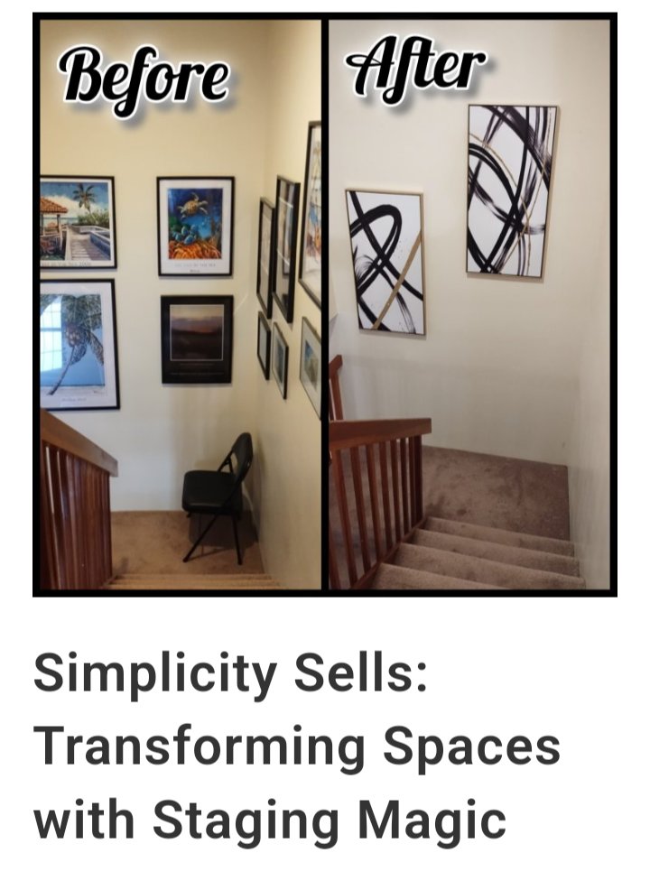 Staging Tip: Keep It Simple! This simple yet effective tip elevates the potential buyer experience and makes the space more appealing to a wider audience of buyers. Interested in my real estate staging and design services to sell your home? Call/Text (561) 644-0578 #florida