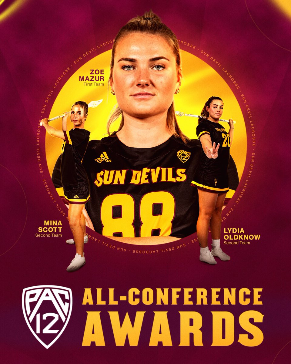 STANDING ON BUSINESS 😈🔒 Zoe Mazur, Mina Scott, and Lydia Oldknow were all named onto the Pac-12 All-Conference teams this afternoon 🏆