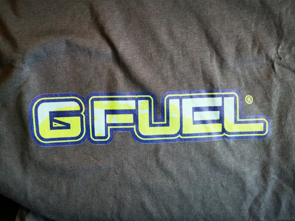#GFUEL Delivery day. And this shirt is coming from Spain 👀