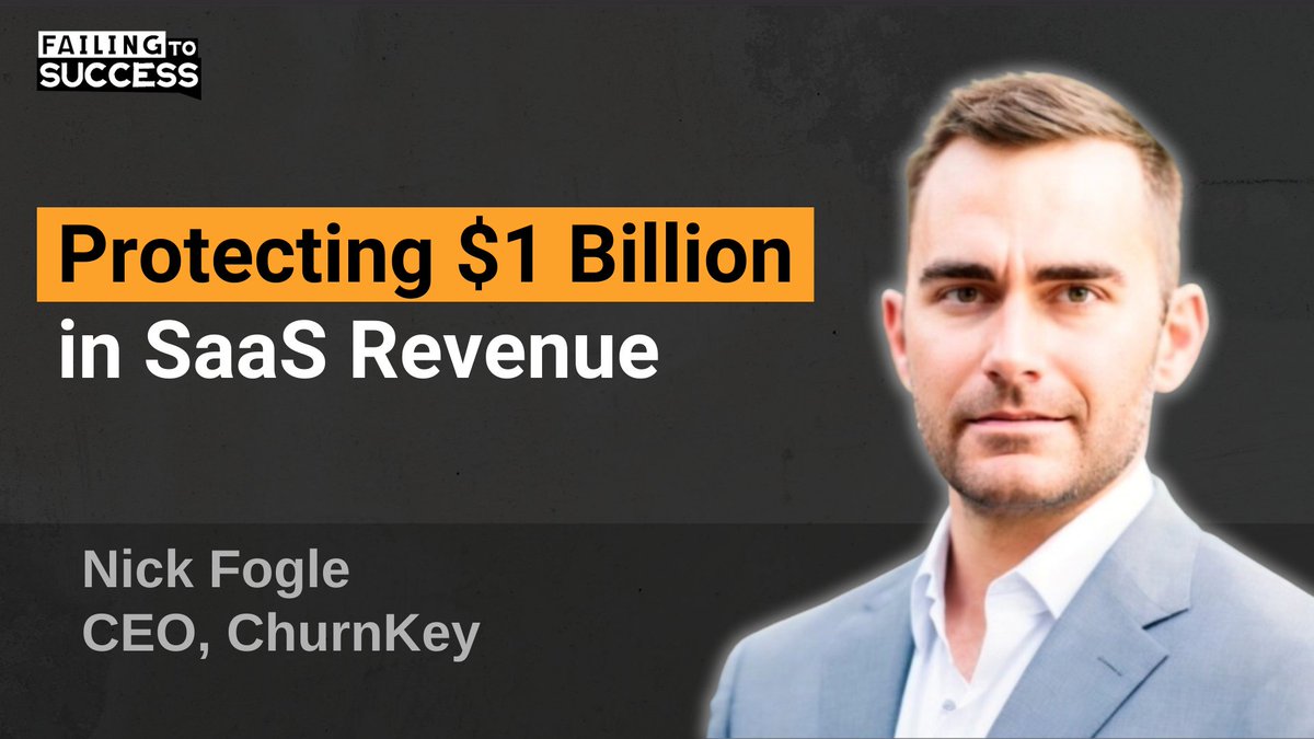 Customer retention and churn rates are not just metrics; they are pivotal indicators of a company's health and its future valuation potential.

A critical pain point for many ventures, high churn rates can severely limit a company's ability to scale.

Episode 350 Live! <a href="/nickfogle/">Nick Fogle</a>