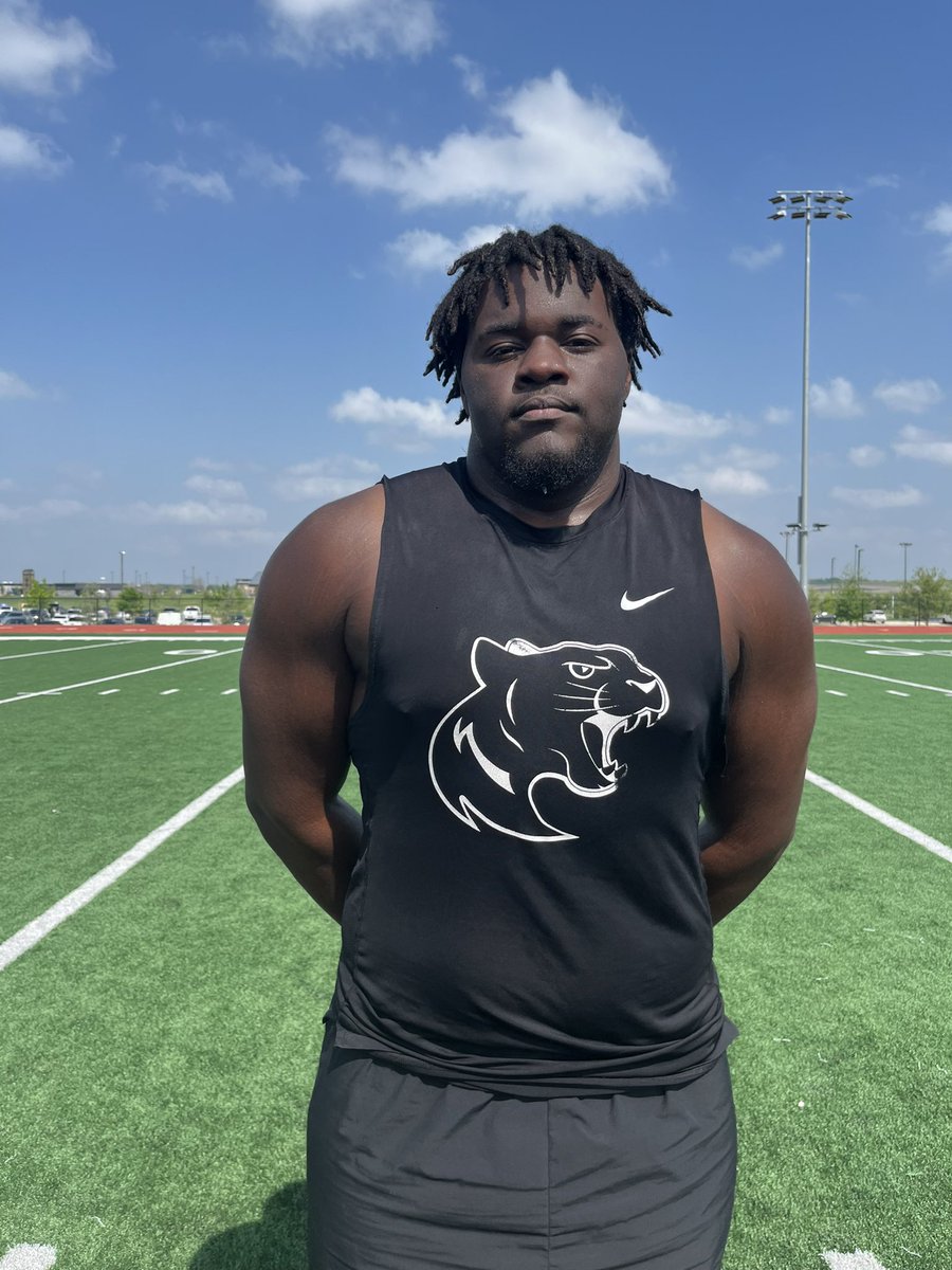 Frisco Panther Creek O-lineman Craig Baker (‘25) is ready to take on Class 4A this season. He was a first-team all-district selection for the defending 7-4AI district champs & 2023 regional semifinalist. He’s mostly taking snaps at left guard & center. His stock is rising 👀📈