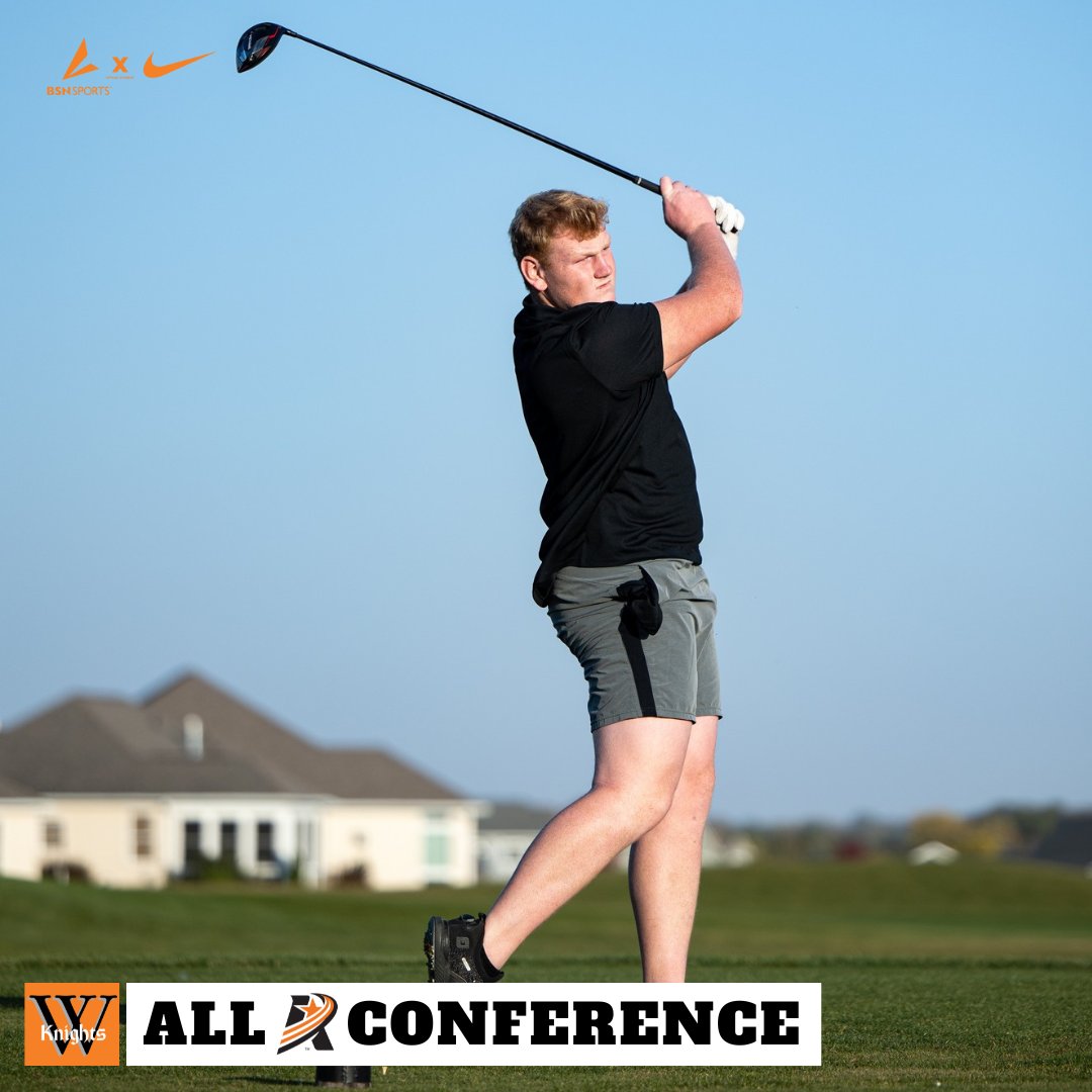 ALL-CONFERENCE!! 🏅
Tucker Kinney earns All-Conference honors placing T5 at the A-R-C Championship! #GoKnights