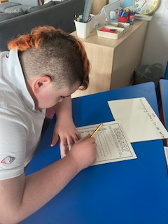FORR_ESB's tweet image. Look at how engaged we were! We really thought about what each letter should say. @forresterhs #independentwriters #respect #educate
