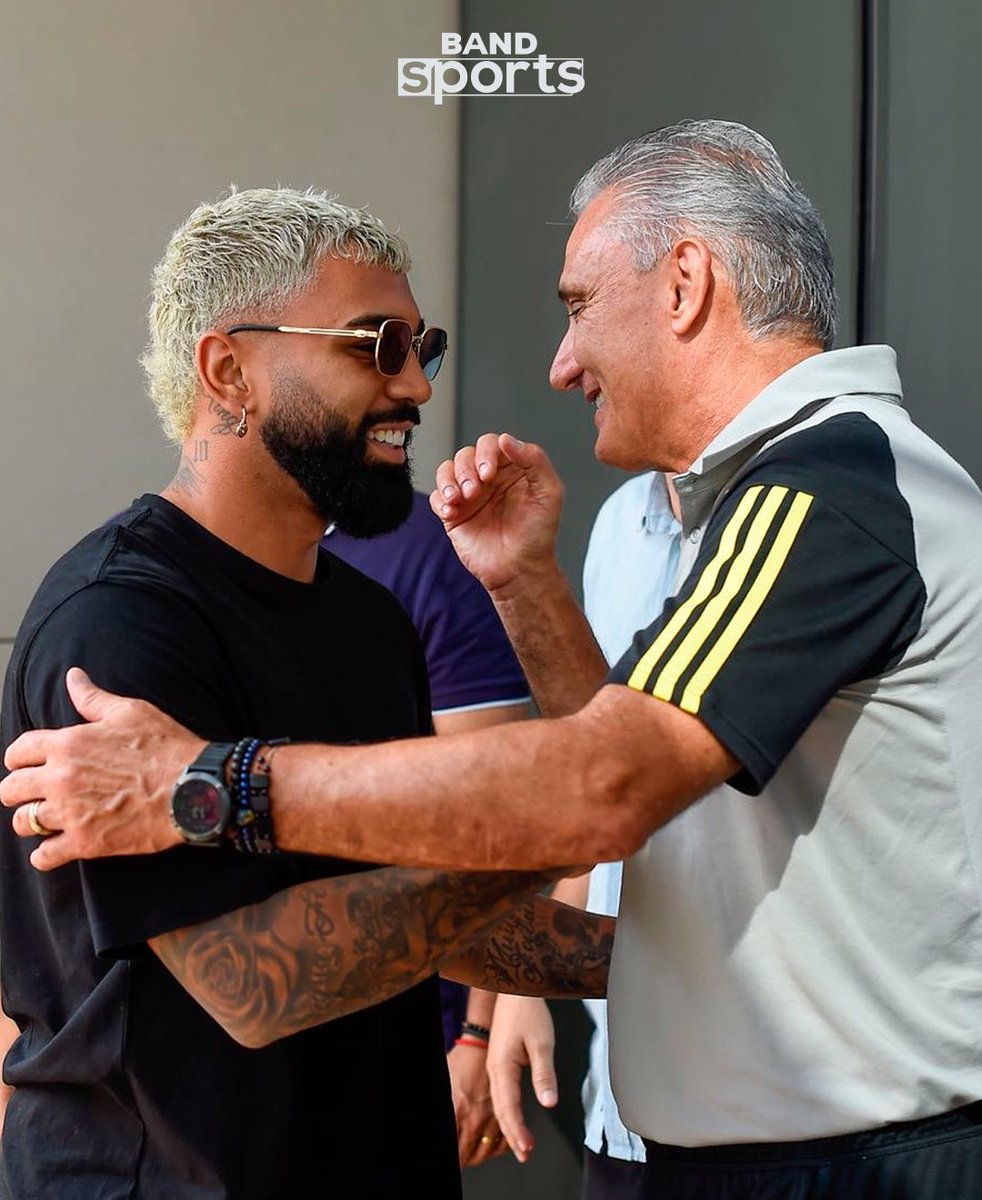 GABIGOL ESTÁ DE VOLTA! 😎 Qual foi a conversa entre o atacante e Tite no reencontro?! #BandSports #Gabigol #Tite #Flamengo #CRF