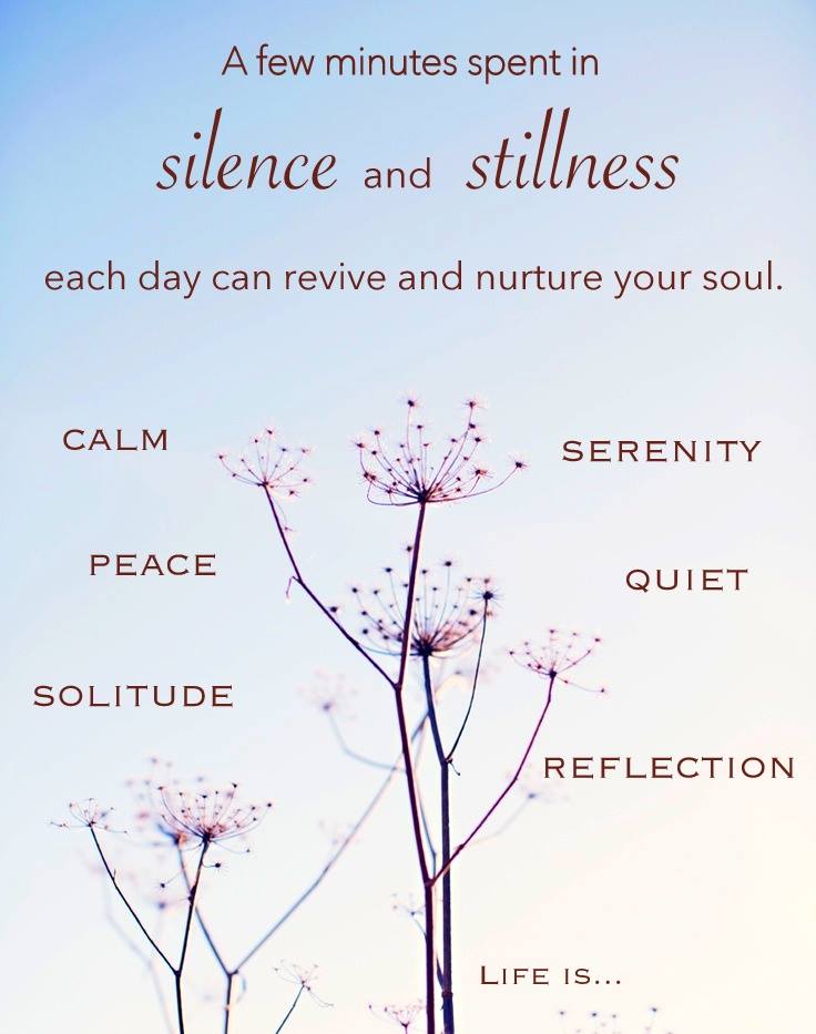 Life is busy and hectic for many of us! One of the best things you can do is to take a few minutes each day for yourself. Enjoy the silence, solitude, peace and calm. ~ #SelfCare