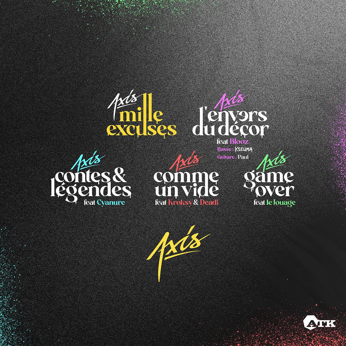 AX6ATK's tweet image. Correction :
Bon, finalement pour mon EP, changement de décor, Merci Max. J'en profite pour balancer la tracklist.