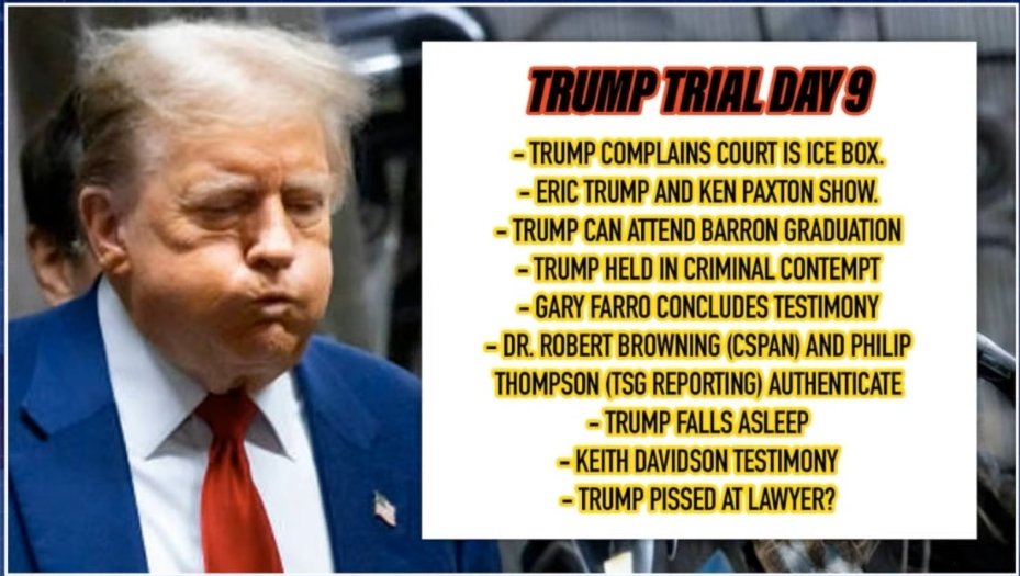 This whiny racist idiot needs to stop complaining about how cold the courtroom is; mainly because it's always hot as hell where he's going after his life has come to an end.
#TrumpTrial
#GoToHellTrump
#TrumpSmellsLikeAss #WorstPresidentInHistory
#TrumpIsACriminal
#DonaldDump