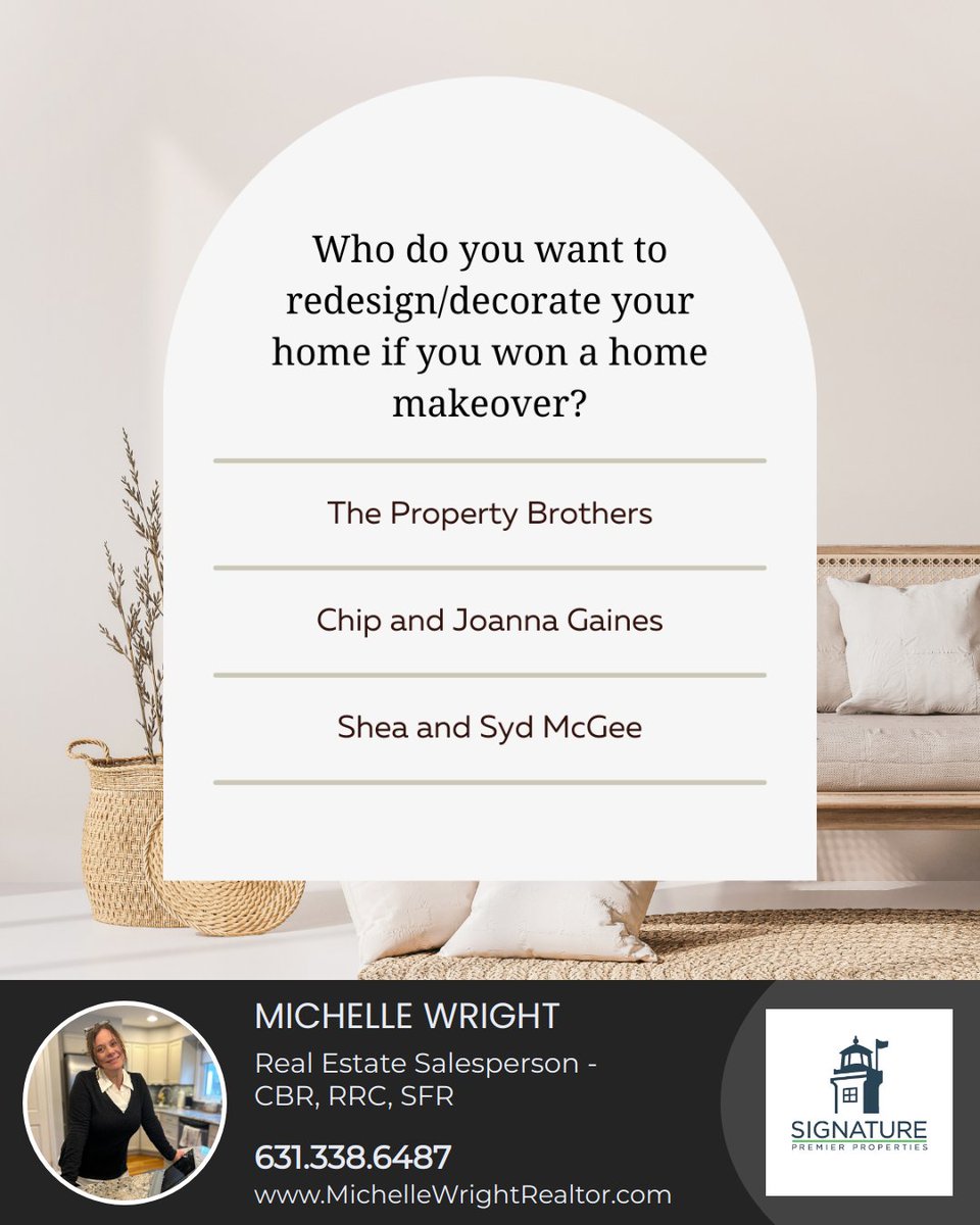 This really comes down to style and personal preferences. But, if you like shiplap you know who to pick!

#homemakeover #homedesign #homestyle #interiordesign #homedecor #designers