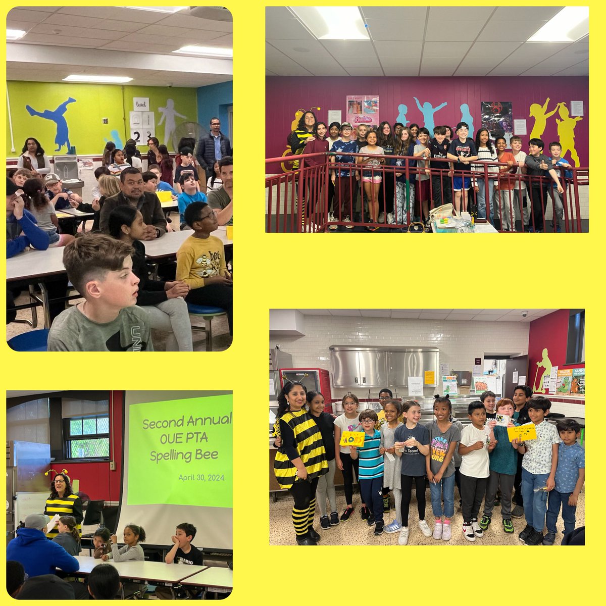 The 2nd annual OUE PTA Spelling Bee 🐝 was a success! Special thanks to the volunteer judges, @castellanomami and @ferzeen_shamsi for facilitating, as well as OPrime, @OssiningA, and NYSUT for the book giveaway! @ComSchoolLeader, @MsVaccaroClass