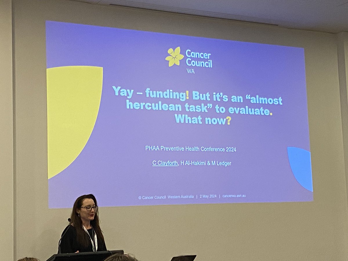 At @_PHAA_ in #Darwin, we delved into the impact of campaigns like Find Cancer Early in regional Western Australia. 
Securing funding was just the first step - now, the ongoing challenge lies in evaluating their effectiveness amidst rising costs. 

#Prevention2024