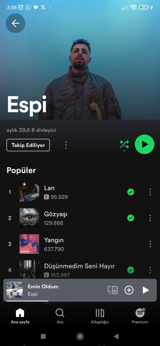 3:23 iş saati arkadaşlar yarın 100 k olsun burası lütfen 4 k kalmış herkes Bir kere açsa tmm #ElSed