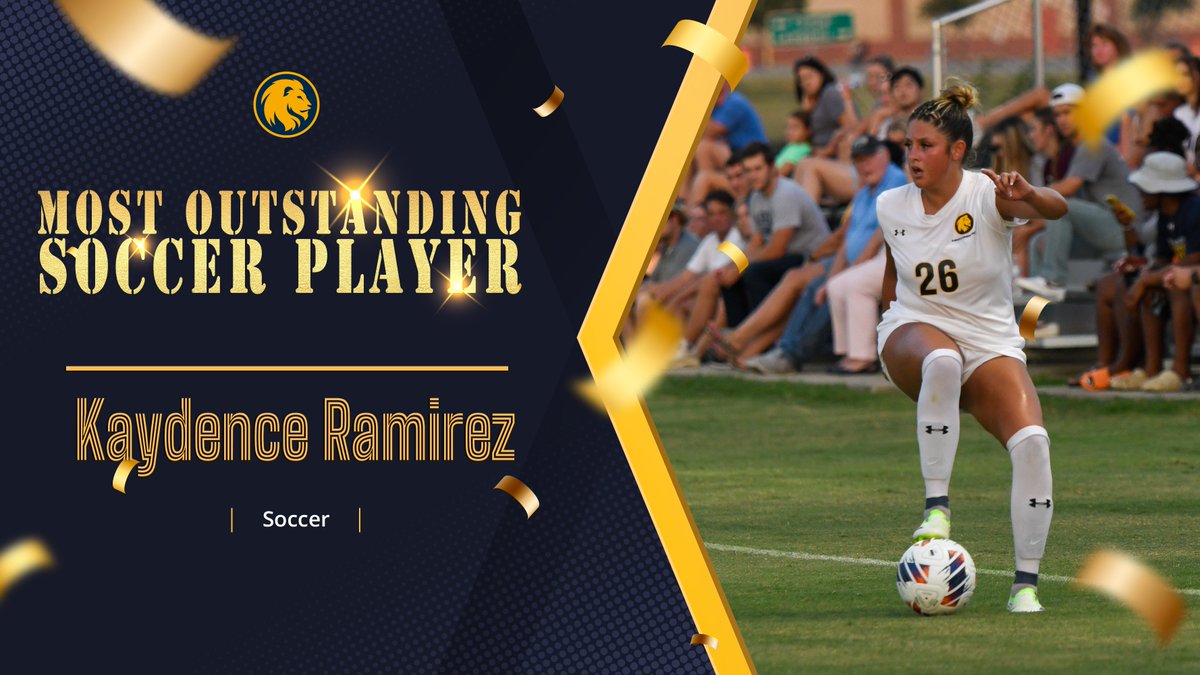 Most Outstanding @Lion_WSOC Player #GoLions #TheLuckys Kaydence Ramirez WATCH: youtube.com/watch?v=MQqKEN…