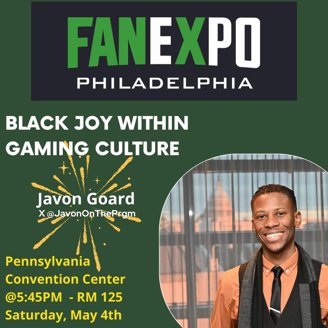 Spreading the word of #BlackJoy to the geeky people of @FANEXPOPhilly this Saturday #MayThe4thBeWithYou 

🔥Come thru!!!🔥

fanexpohq.com/fanexpophilade…