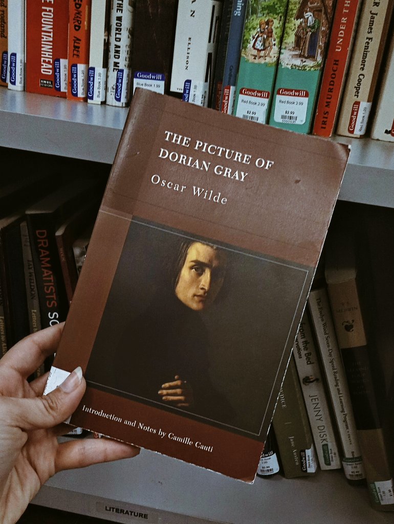 Just ran into the most handsome book at Goodwill — ageless, intriguing, and in perfect condition. #ThePictureofDorianGray