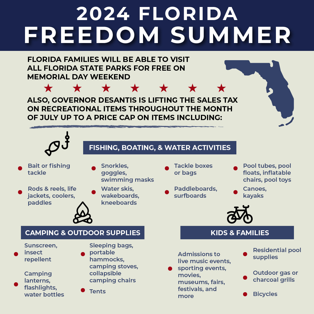 We’re kicking off summer the right way in Florida—enjoy the Summer of Freedom!