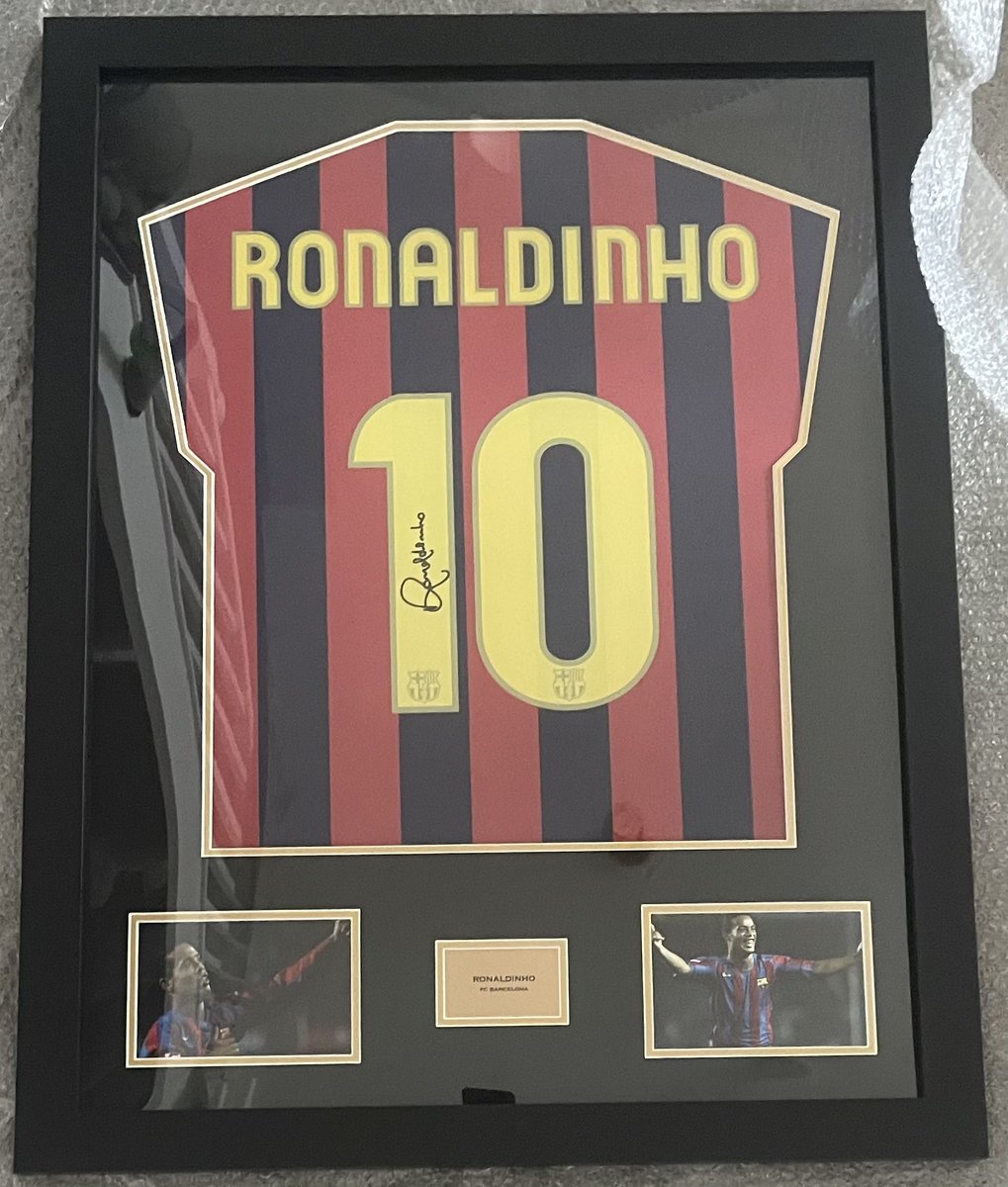 ⏰ Clearance Sale Prices ⏰ Signed and Framed shirts with certificate of authenticity ✍️ Message if you are interested in grabbing yourself a bargain 🔥