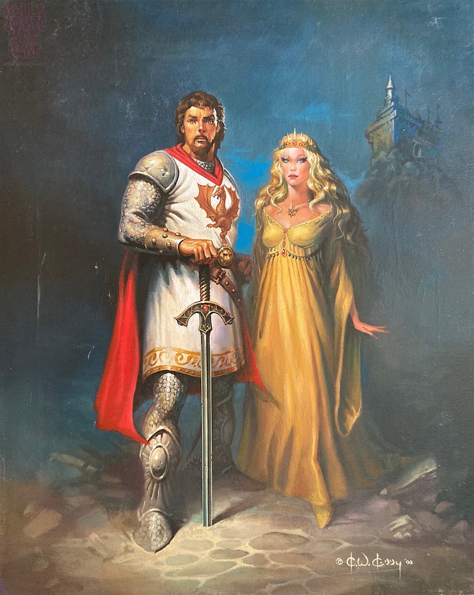 King Arthur & Lady Guinevere - Ken Kelly #arthurian