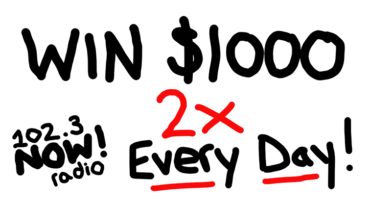 WIN $1000 2x A DAY… EVERY WEEKDAY 'TIL THE END OF MAY! Winning $1000 couldn't be easier: Just Join The Conversation! NOW you have TWO chances to win, EVERY WEEKDAY until the end of May! For all the details, visit: 1023nowradio.com/win/win-1000-2…