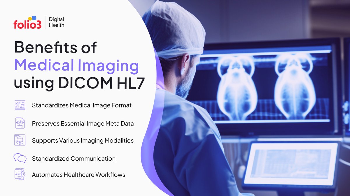 In digital health space, seamless data exchange is not just a convenience—it's a lifesaver. 

→ Read the full blog here: bit.ly/4di614Z and see how medical imaging using DICOM data exchange can elevate the standard of care.
#HL7Integration #MedicalTech #DigitalHealth