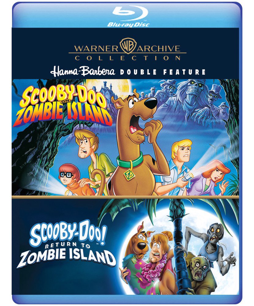 📣 Attention everyone! It’s time to get your spook on with the double feature Blu-ray release of “Scooby-Doo on Zombie Island” and “Scooby-Doo! Return to Zombie Island” from Warner Archive! Head over to @PhysicalMediaLA website at physicalmedialand.com to grab your copy!