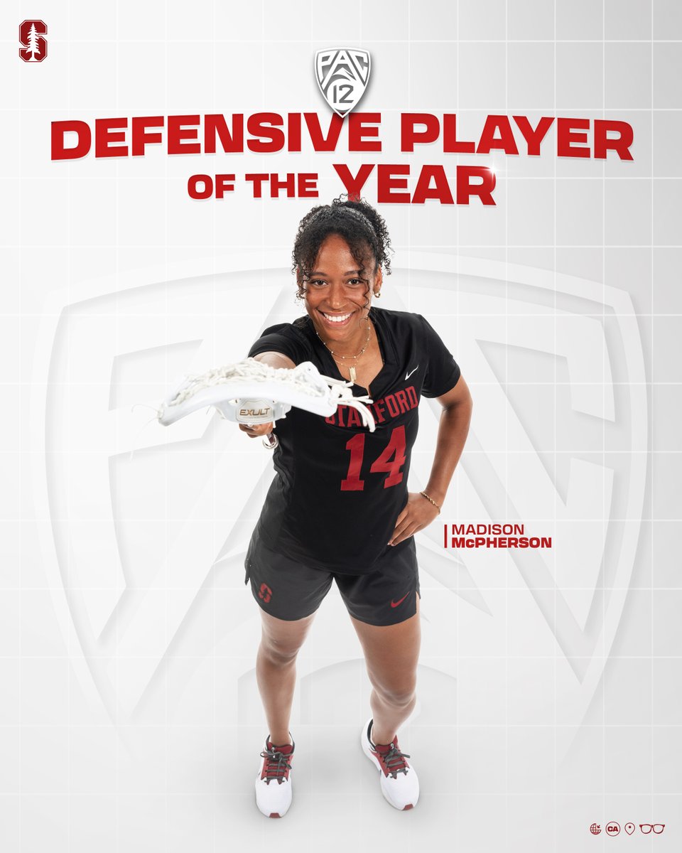 A menace for opposing offenses ⚔️ The Pac-12 Defensive Player of the Year is Madison McPherson 🙌 #GoStanford