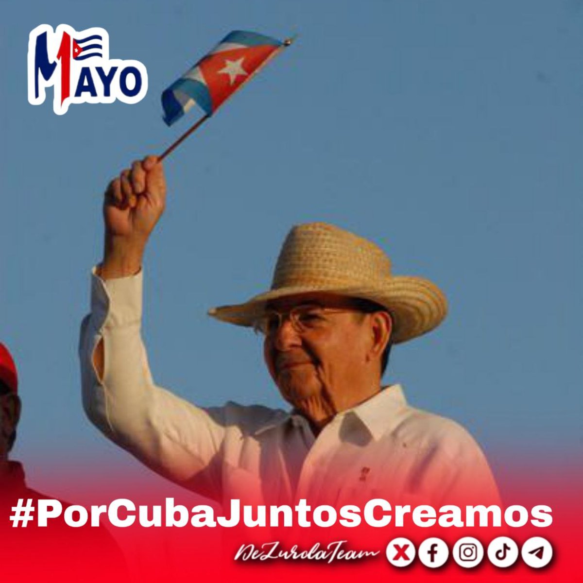 Y ahí estará #RaulEsRaul Con el pie en el estribo!!! #PorCubaJuntosCreamos #DeZurdaTeam 🐊 #AmigosDeFidel