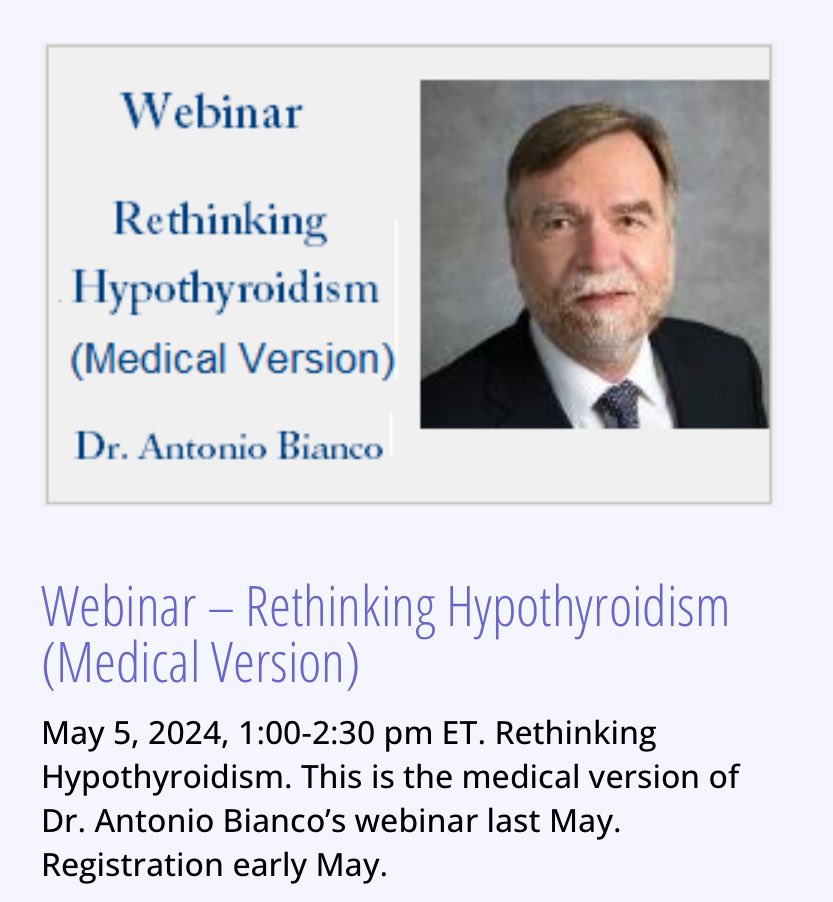 Thyroid_Canada's tweet image. Hope to see you there. Register at thyroid.ca. @Bianco_Lab