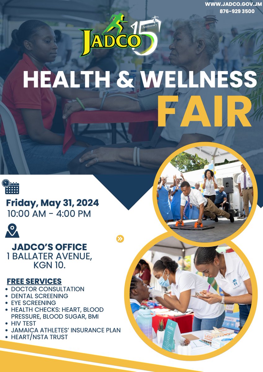 SAVE THE DATE!

JADCO Health and Wellness Fair - Friday, May 31 at 10AM

See you there...