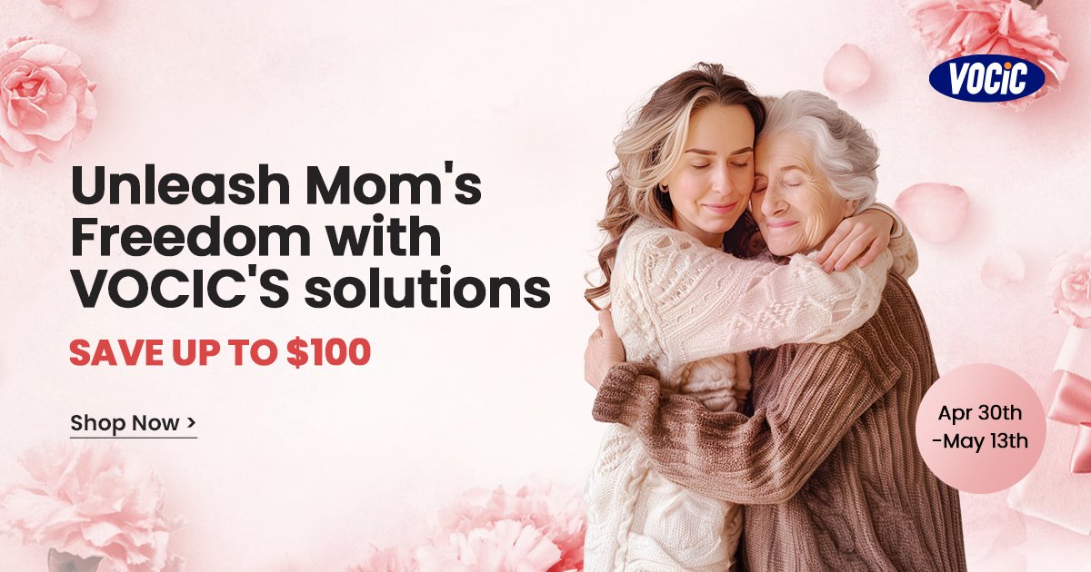 Sharing 4 a friend. Enjoy savings of up to $100 off on rollator walkers, wheelchairs, mobility scooters, and lifts. Take the D51 for example, users can expect $50 discount. Offer valid until May 13th. For more information about the deals, please visit vocic.com/pages/mothers-…